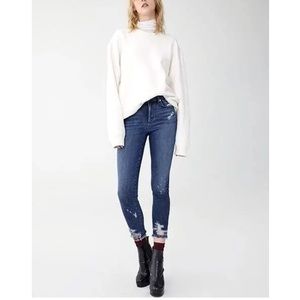 Agolde Sophie High Waist Distressed Jeans Sz 29